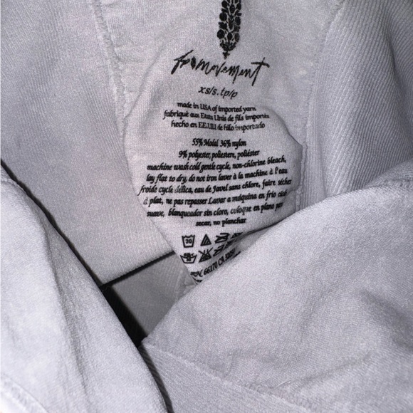 Free People Movement Good Karma Flared Onesie Iced Grey XS/S - Picture 8 of 9